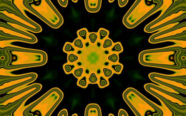 Neon Tunnel Kaleidoscope Sunflower 16:10 macbook 60fps Screensaver Vj Loop