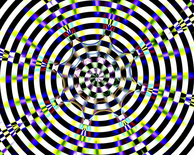 Neon Tunnel Kaleidoscope Vortex 5:4 Industrial 60fps Screensaver VJ Loop