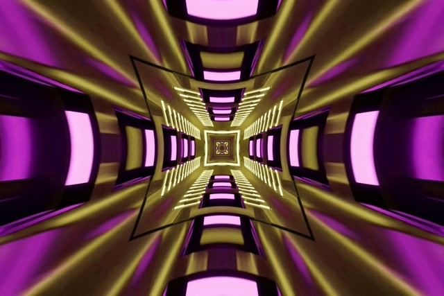 Túinéal Neon Kaleidoscope Cros 3:2 Surface 60fps Scáileánaoir VjLoops