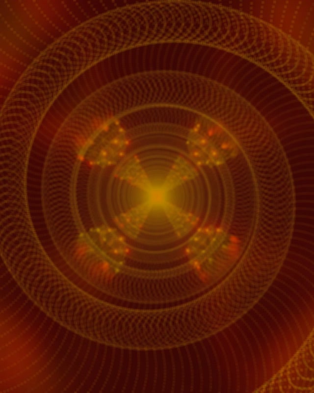 Tollán Neon Orb Órga Vortex Lúb VJ 4:5 Instagram 60fps Spárálaí Scáileáin