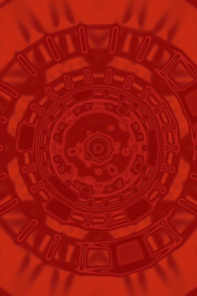 Tollán Neon Dearg Mandala Vortex VJLoops 2:3 Portráid Grianghraf 60fps Spárálaí Scáileáin