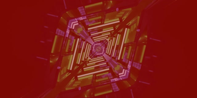 Tollán Neon VJLoops Vortex Cearnóg Rothlach Glas 2:1 Univisium 60fps Spárálaí Scáileáin