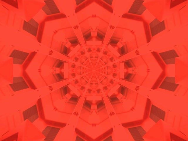 VJ Loop Tollán Neon Pléasc Cailiodascóp Dearg 4:3 clasaiceach 60fps Spárálóir Scáileáin