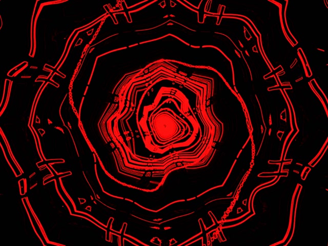 Tollan Neon Dearg VJ Loop 4:3 Classic 60fps Spárálaí Scáileáin Guairneán Heics Lonraithe