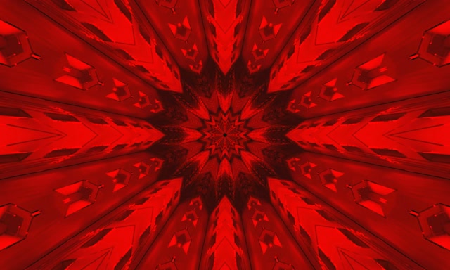 Tollán Neon Dearg Caleideasgóp Spárálaí Scáileáin 5:3 Leathan 60fps VJ Loop PC