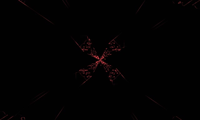 Red Neon Tunnel Radiating Starburst 5:3 Wide 60fps Screensaver VJ Loop