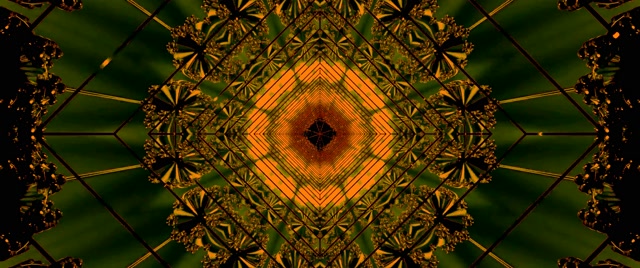 Tollán Neon Vortex Diamant Oráiste VJ Loop 2.39:1 Cinemascope 60fps Scáileán Cosnanta