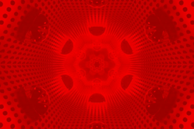 Tonnála Soilsitheach Dearg Heicseagán VJ Loop 3:2 Dromchla 60fps Scáileánaí