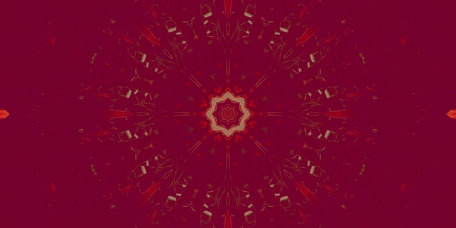 Tollán Neon Réalta Mandala VjLoops 2:1 Univisium 60fps Scáileán Cosanta