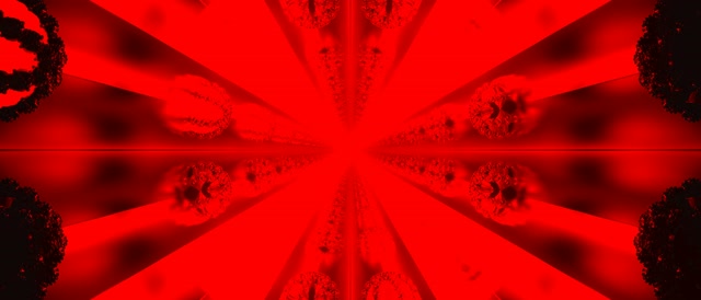 Tollán Neon Coróin Blúirfhrancach Vj Loop 21:9 Ollmhórleathan 60fps Scáileán Cosnanta