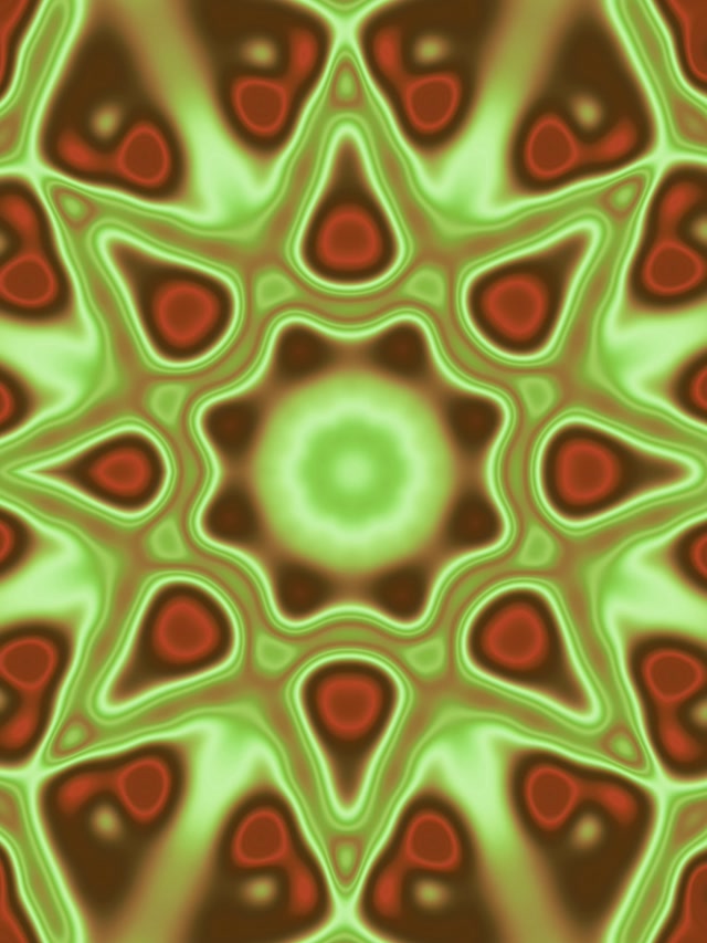 Pulsating Red Neon Tunnel 3:4 iPad Portrait 60fps VJ Loop Screensaver