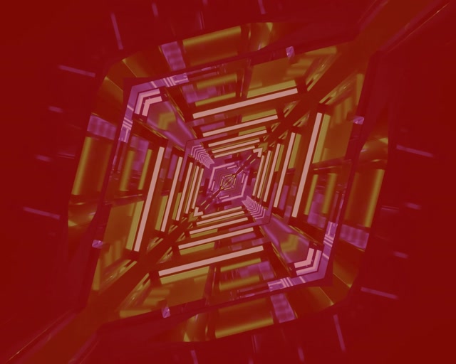 Túnel Neón Vórtice Diamante Verde VJLoops 5:4 Industrial 60fps Protector de Pantalla