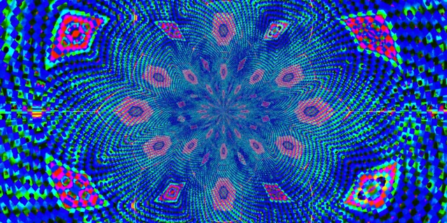 Neon Tunnel Swirling Dot Vortex Vj Loop 2:1 Univisium 60fps Screensaver