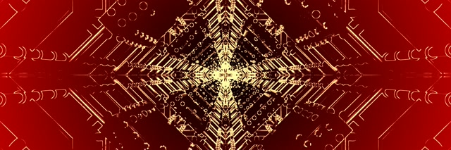 Neon Tunnel Kaleidoscope Vortex | 3:1 Triple Wide | 60fps Screensaver Loop