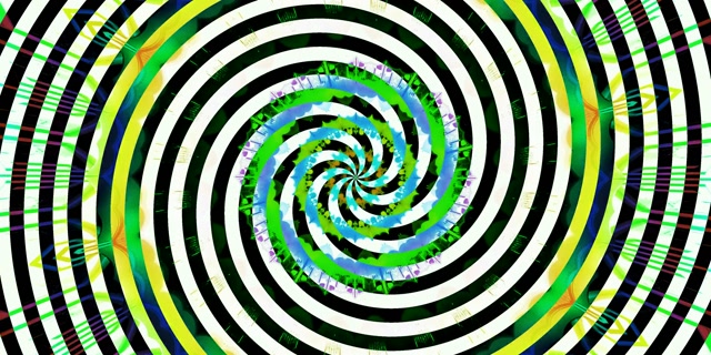 Neon Tunnel Swirling Spiral Vortex Vj Loop 2:1 Univisium 60fps Screensaver