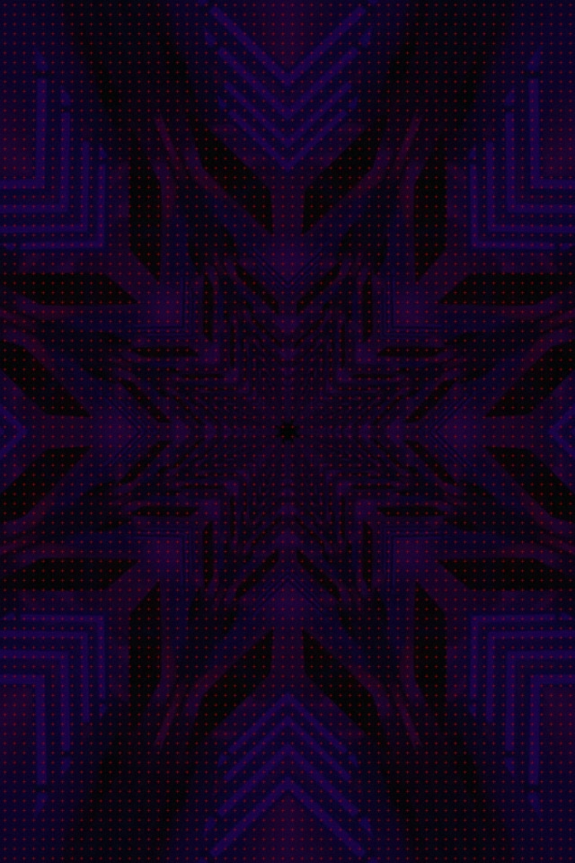 Túnel Neón Calidoscopio Cruz Púrpura VJ Loop 2:3 Photo Portrait 60fps Protector de Pantalla