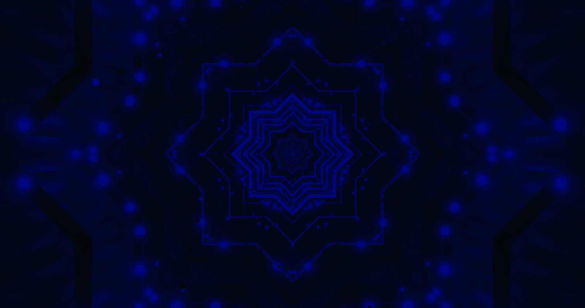 Túnel Neón Azul Protector de Pantalla 4K UHD 60fps VJ Loop PC Laptop