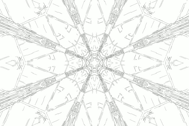 Túnel Neón Caleidoscopio Fractal VJLoops 3:2 Surface 60fps Salvapantallas