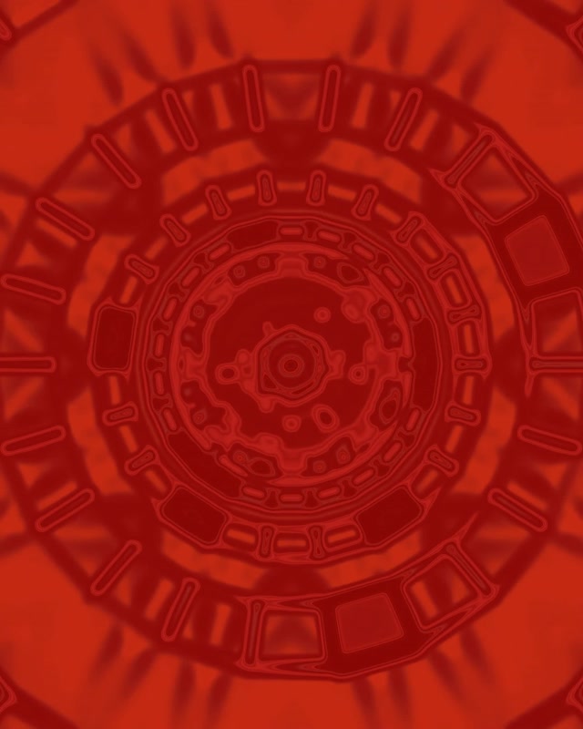 Red Mandala Túnel Neón Vj Loop 4:5 Instagram 60fps Screensaver