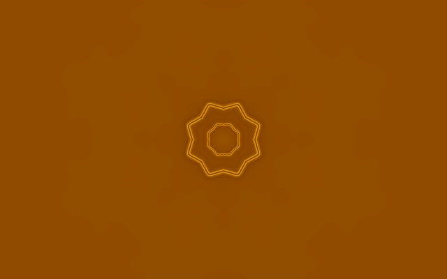 Túnel Neón Dourado Estrela 8 Puntas VJ Loop 60fps 16:10 MacBook Protector de Pantalla