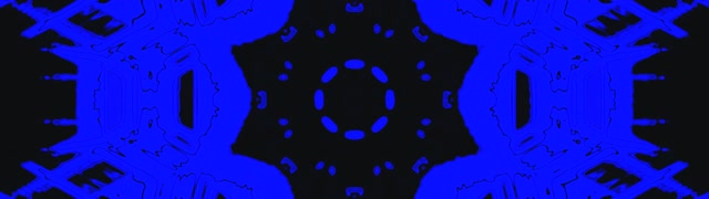 Salvapantallas Túnel Neón Azul 32:9 Super Panorámico 60fps VJ Loop