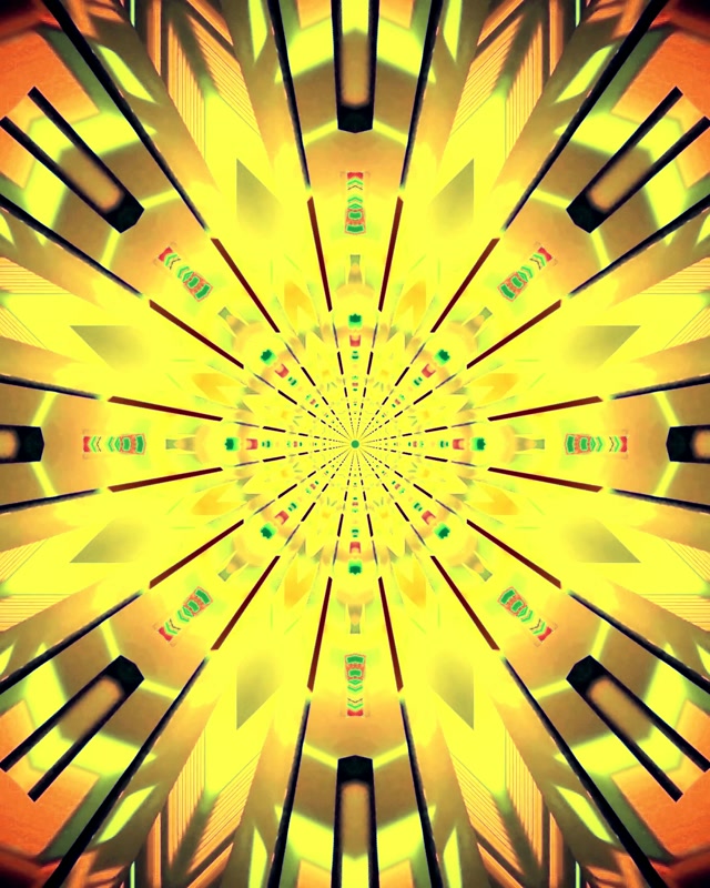 Túnel Neón Caleidoscopio Explosión VJ Loop 4:5 Instagram 60fps Protector de Pantalla