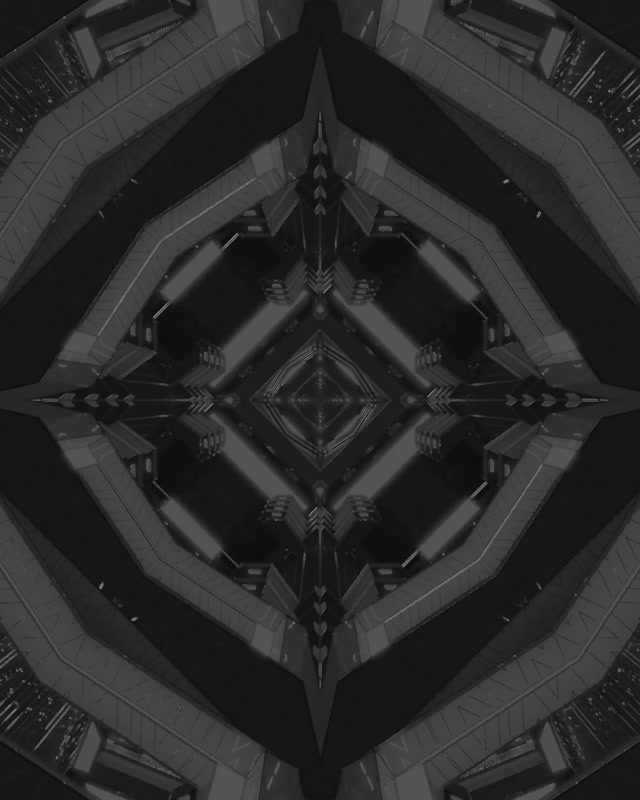 VJLoops Escuro Sci-Fi Diamante Túnel Neón 4:5 Instagram 60fps Protector Pantalla