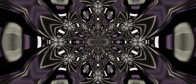 Túnel Neón Mandala Fractal VjLoops 21:9 Ultraancho 60fps Protector de Pantalla