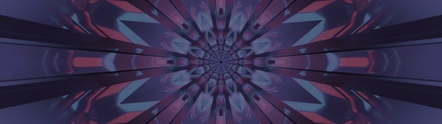 Túnel Neón Explosión Calidoscopio 32:9 Ultraancho 60fps Protector de Pantalla Vj Loop