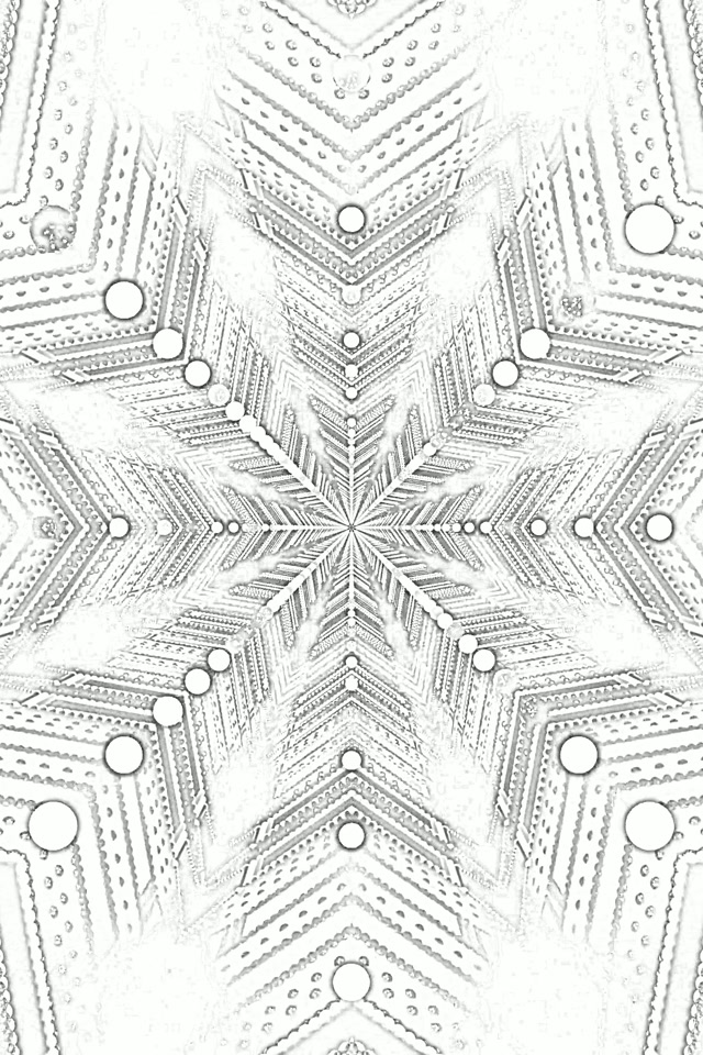 Túnel Neón Cristal Branco Floco de Neve Protector de Pantalla 2:3 Retrato 60fps VJ Loop