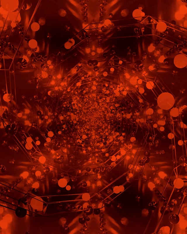 Túnel Neón Vermello Protector de Pantalla 60fps 4:5 Instagram VJ Loop PC Laptop