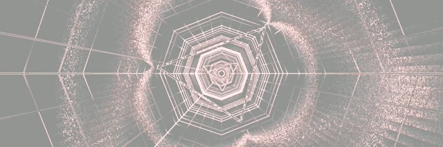 Túnel Neón Vórtice Octágono 3:1 Triple Wide 60fps Protector de Pantalla Vj Loop