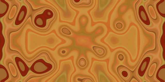 Túnel Néon Ámbar Calidoscopio Estoupido VJ Loop 2:1 Univisium 60fps Screensaver