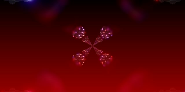 Túnel Neón Floración Fractal VJ Loop 2:1 Univisium 60fps Protector