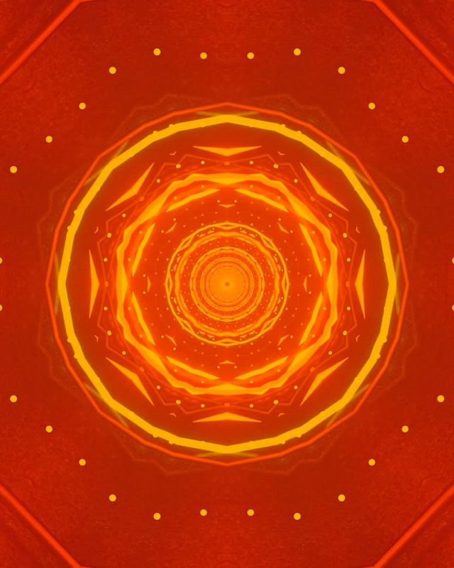 Túnel Neon Octógono Vórtice Ardente Vj Loop 4:5 Instagram 60fps Protector de Pantalla