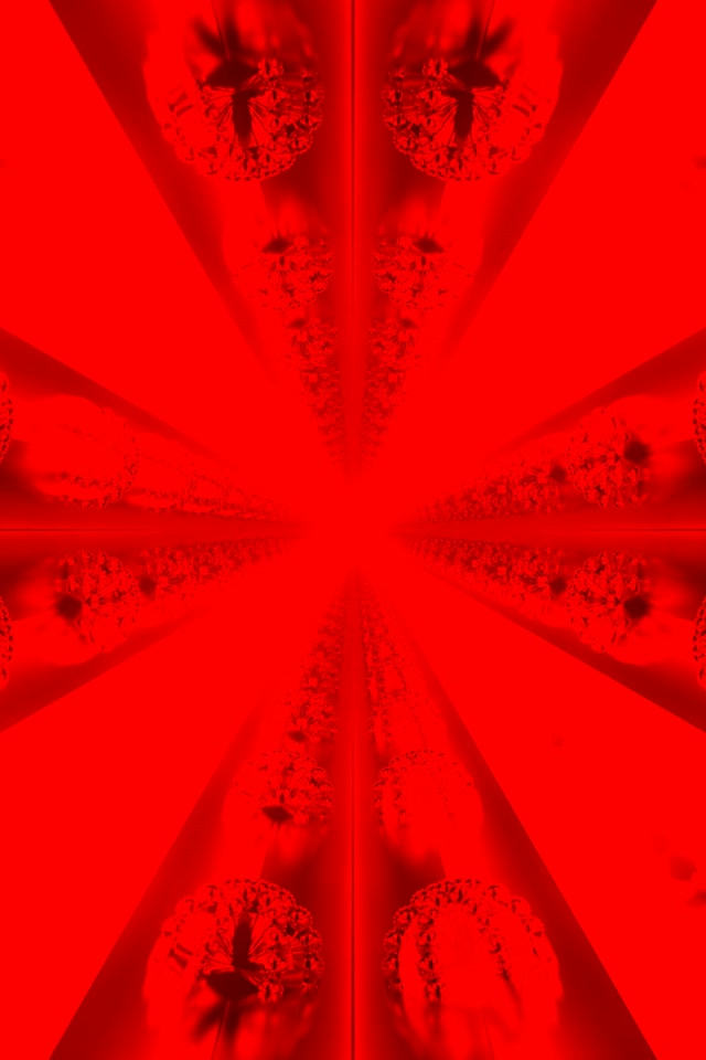 Túnel Neón Coroa Fractal 2:3 Foto Retrato 60fps Protector VJ Loop