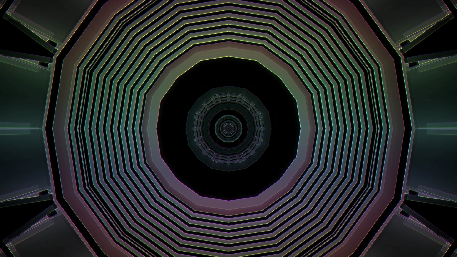 Neon Tunnel Motion Background 4K UHD 60fps Screensaver Windows Laptop