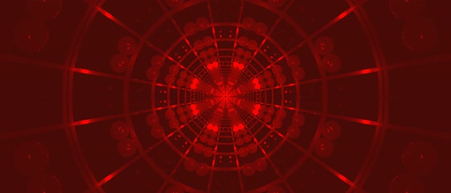 Red Neon Tunnel Radial Burst 21:9 Ultrawide 60fps Screensaver Vj Loop