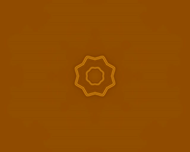 Golden 8-Point Star Neon Tunnel Loop 5:4 Industrial 60fps Screensaver Vj Loop