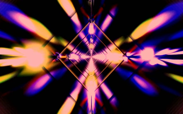 16:10 Macbook 60fps Neon Tunnel VJ Loop - Pulsating Diamond Vortex Screensaver