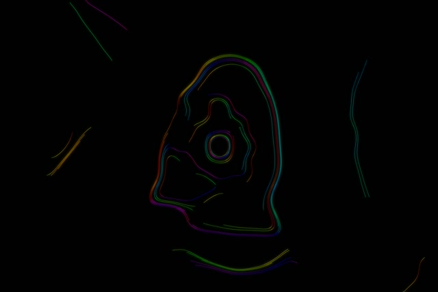 Neon Tunnel Spiraling Vortex VJ Loop 3:2 Surface 60fps Screensaver