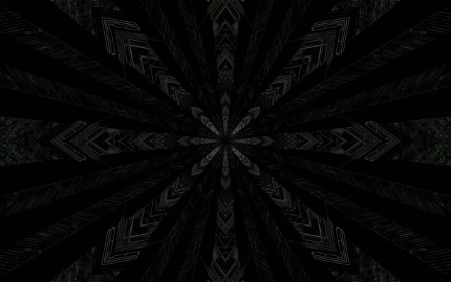 Neon Tunnel Dark Kaleidoscope Star Burst Vj Loop 16:10 MacBook 60fps Screensaver