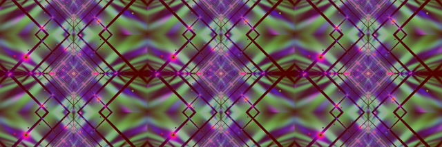 מנהרת ניאון רשת יהלום Vj Loop 3:1 Triple Wide 60fps שומר מסך