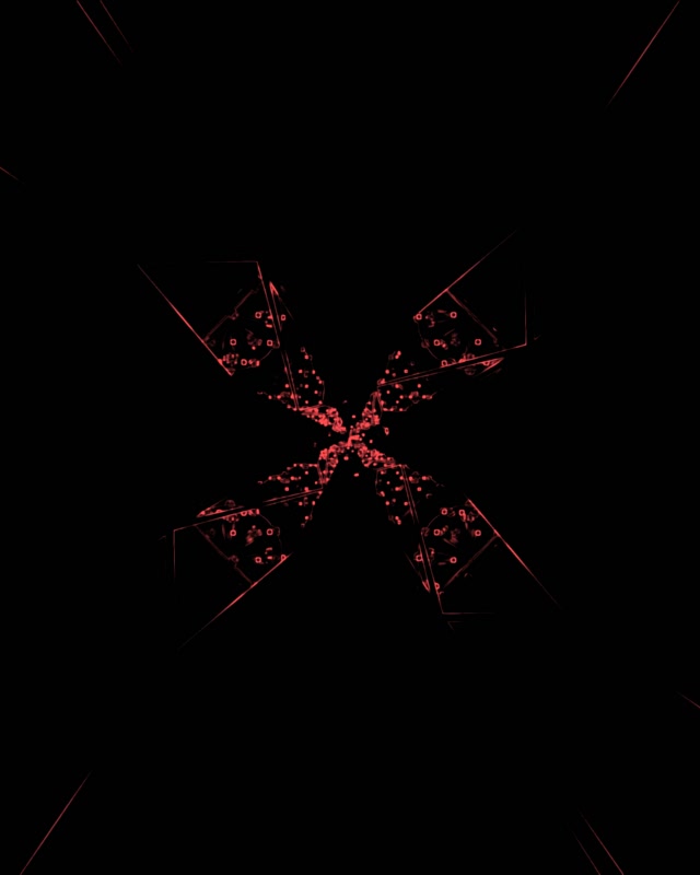 VJ Loop Neon Tunnel 4:5 Instagram 60fps Screensaver Radial Burst