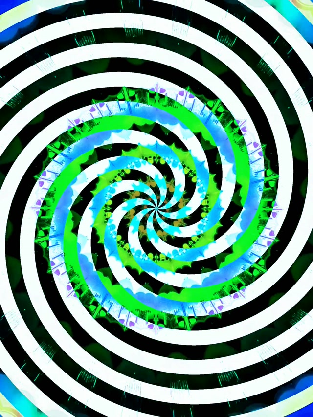 Neon Tunnel Spiraling Vortex 3:4 iPad Portrait 60fps VJ Loop Screensaver