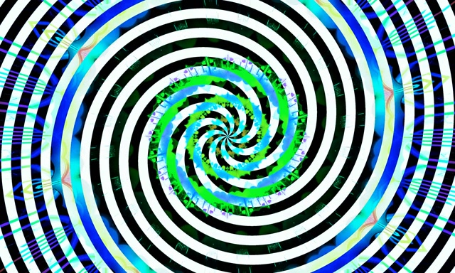 Neon Tunnel Spiraling Vortex 5:3 Wide 60fps VJ Loop Screensaver