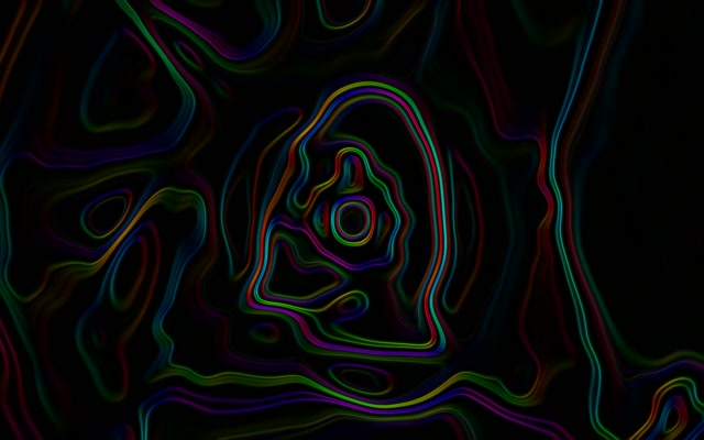 Neon Tunnel Topographic Wave Vj Loop 16:10 Macbook 60fps Screensaver