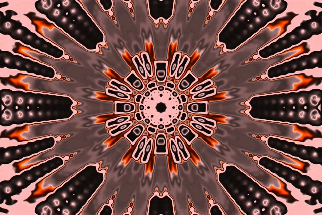 Neon सुरंग कैलीडोस्कोप बर्स्ट Vj Loop 3:2 Surface 60fps स्क्रीनसेवर