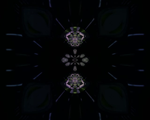 5:4 Industrial Neon Tunnel Kaleidoscope Vortex Loop 60fps Screensaver