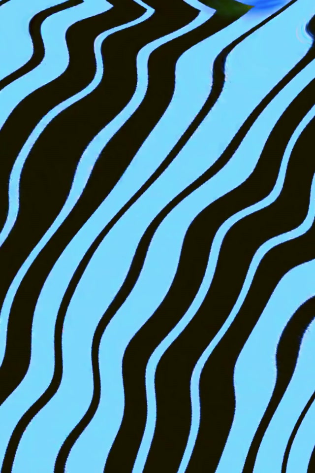 नीऑन टनल लहरदार नीले नारंगी स्ट्राइप्स VJLoops 2:3 फोटो पोर्ट्रेट 60fps स्क्रीनसेवर